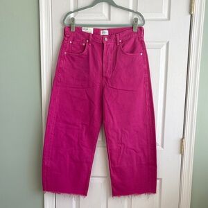 Citizens Of Humanity Ayla Raw-Hem Crop Jeans